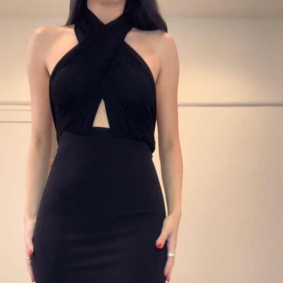 HELSA The Amber Dress Maxi Gown with Mesh Top Scarf XS - Picture 3 of 8